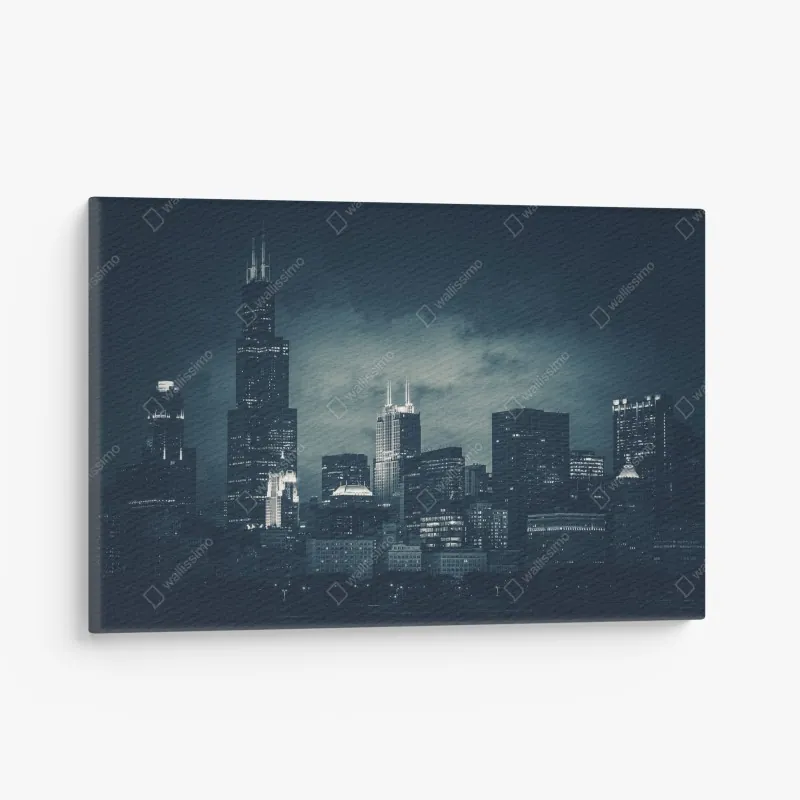 Obraz na płótnie retro czerwone goździki wzór kwiatowy – Wallissimo®