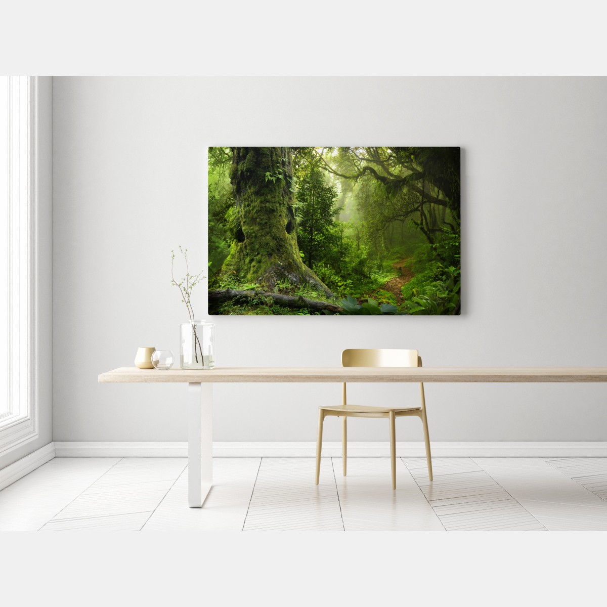 Obraz na płótnie stara leśna ścieżka – Wallissimo® Obraz na płótnie stara leśna ścieżka – Wallissimo®