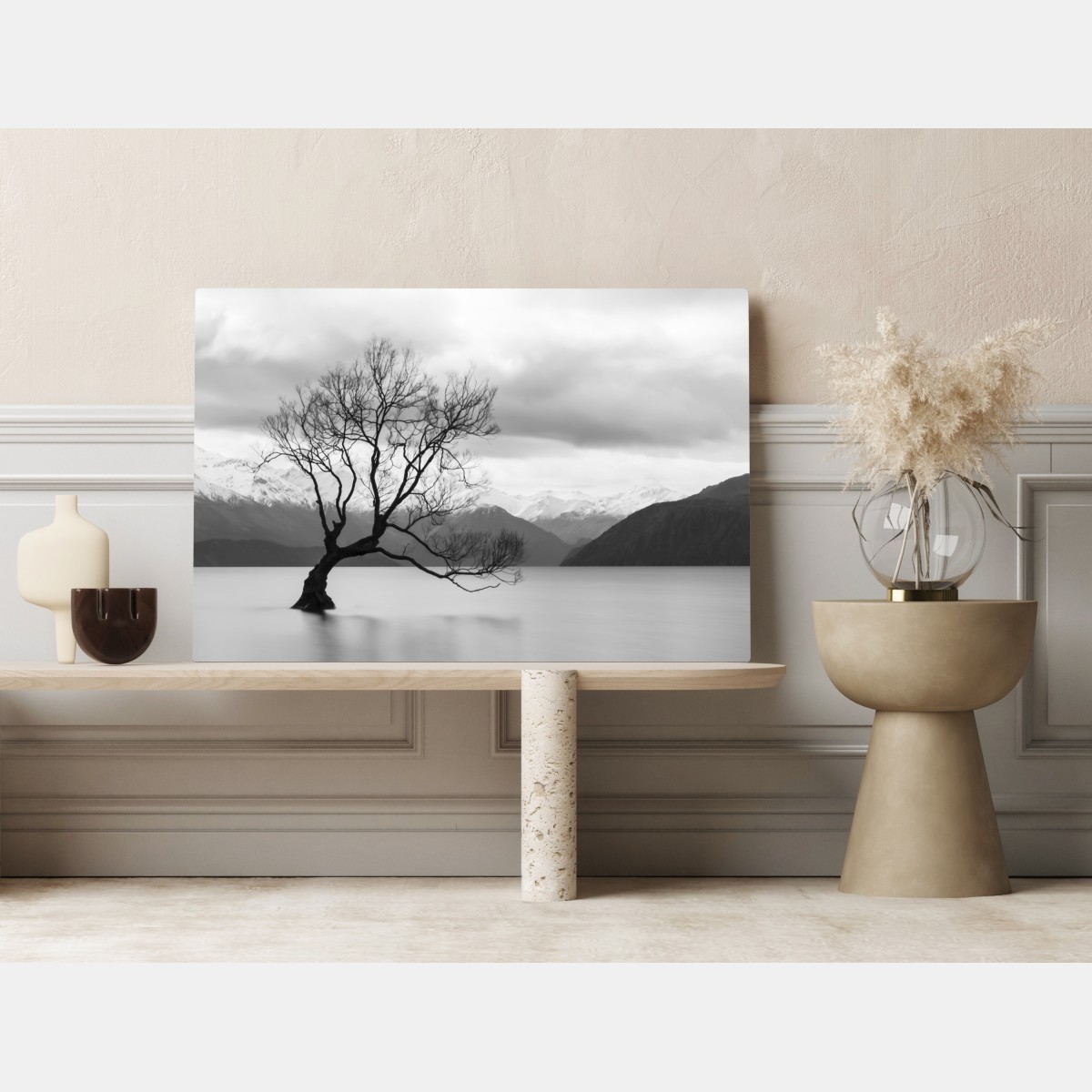 Obraz na płótnie samotne drzewo na jeziorze – Wallissimo® Obraz na płótnie samotne drzewo na jeziorze – Wallissimo®