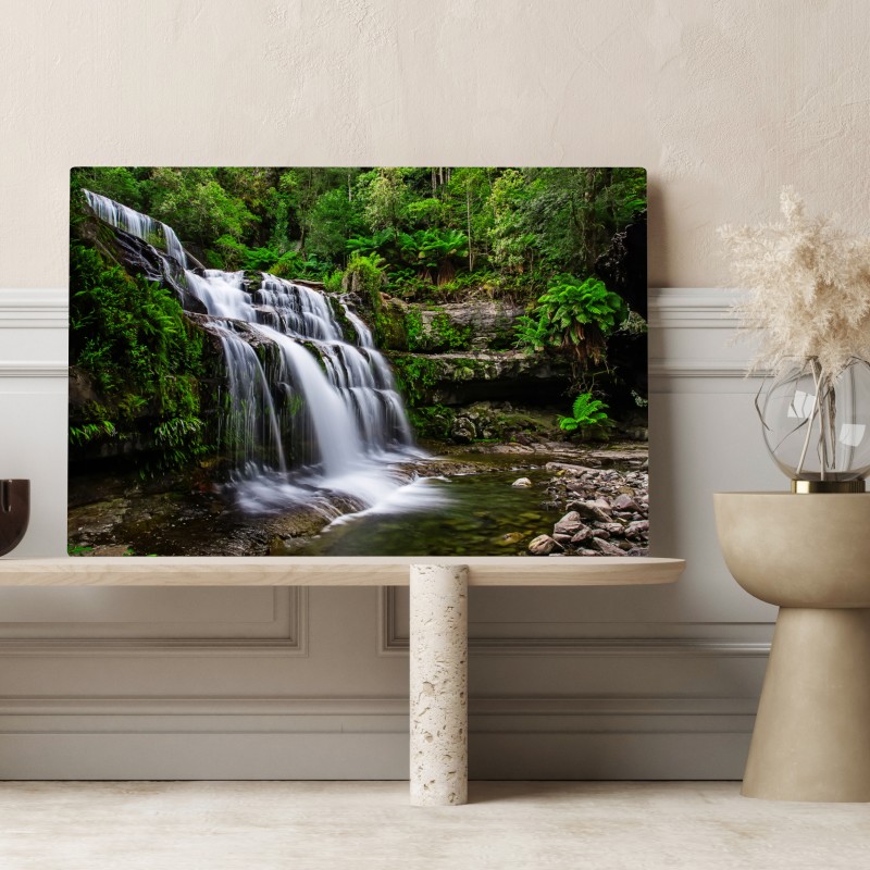 Obraz na płótnie wodospad Liffey Falls w bujnym lesie Tasmanii – Wallissimo® Obraz na płótnie wodospad Liffey Falls w bujnym lesie Tasmanii – Wallissimo®
