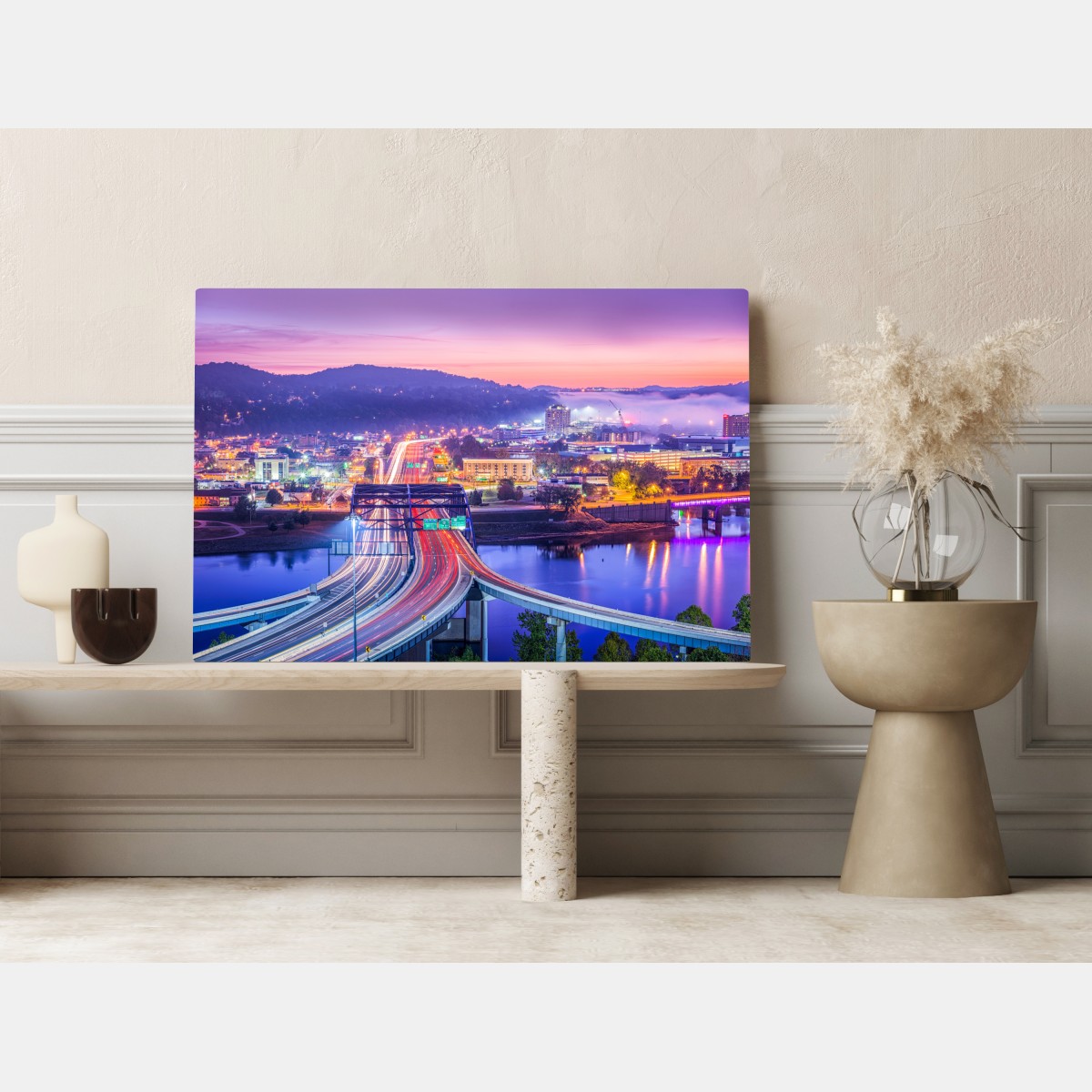 Obraz na płótnie Panorama Charleston o świcie – Wallissimo® Obraz na płótnie Panorama Charleston o świcie – Wallissimo®