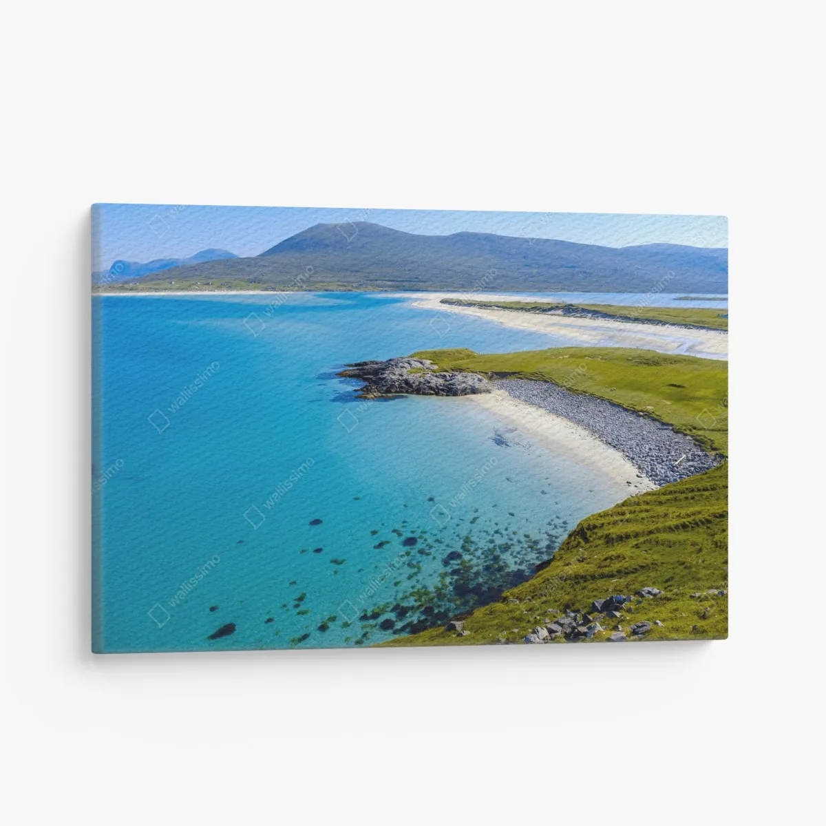 Obraz na płótnie spokojna turkusowa plaża – Wallissimo® Obraz na płótnie spokojna turkusowa plaża – Wallissimo®