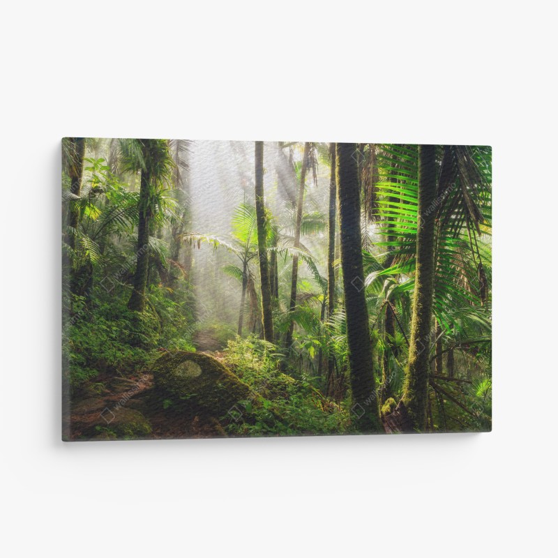 Obraz na płótnie dramatyczne klify wybrzeża o zachodzie słońca – Wallissimo®