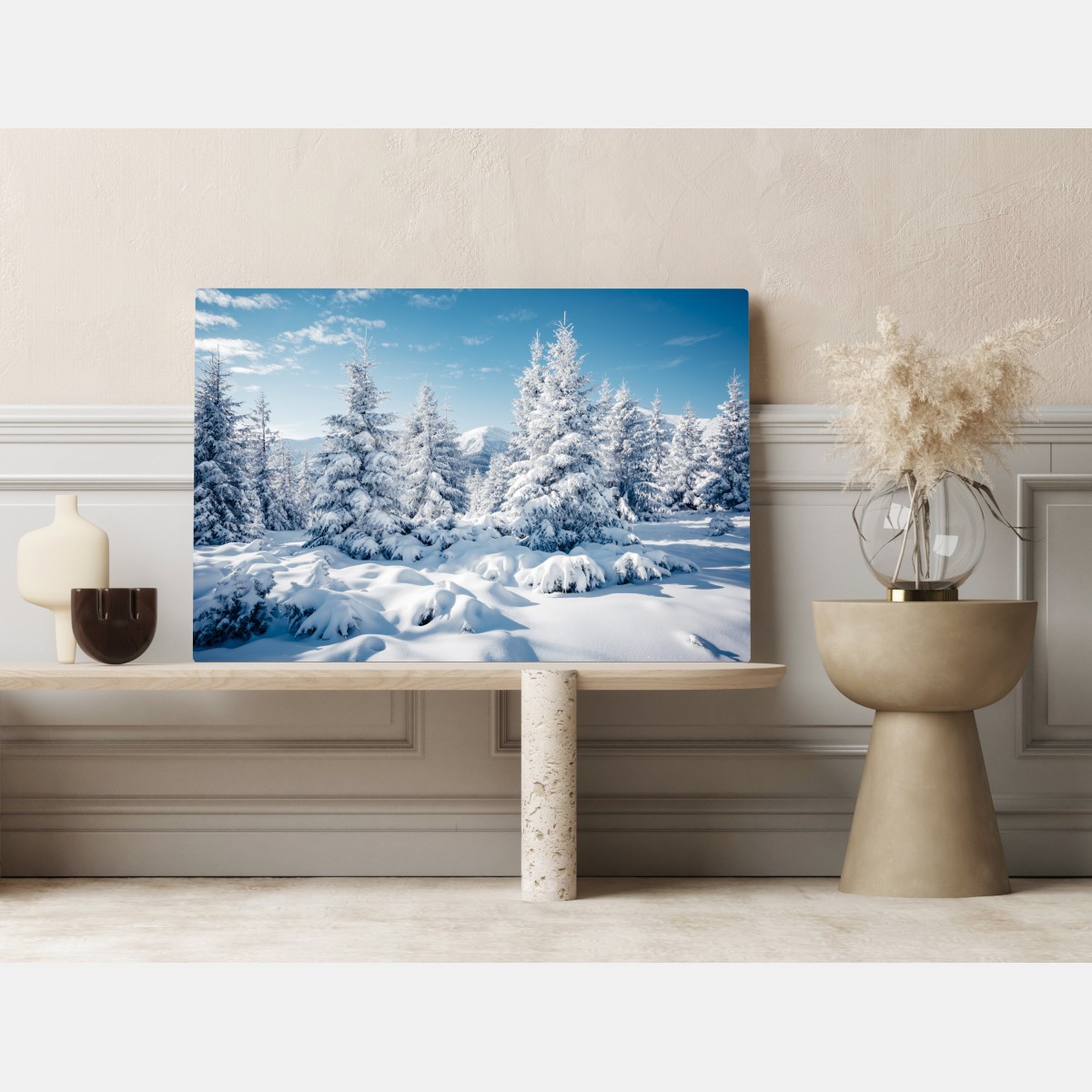 Obraz na płótnie zimowy spokój w Karpatach – Wallissimo® Obraz na płótnie zimowy spokój w Karpatach – Wallissimo®