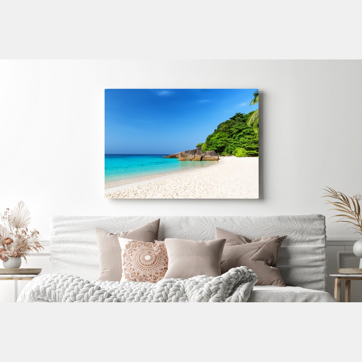 Obraz na płótnie Wyspy Similan turkusowa plaża – Wallissimo® Obraz na płótnie Wyspy Similan turkusowa plaża – Wallissimo®