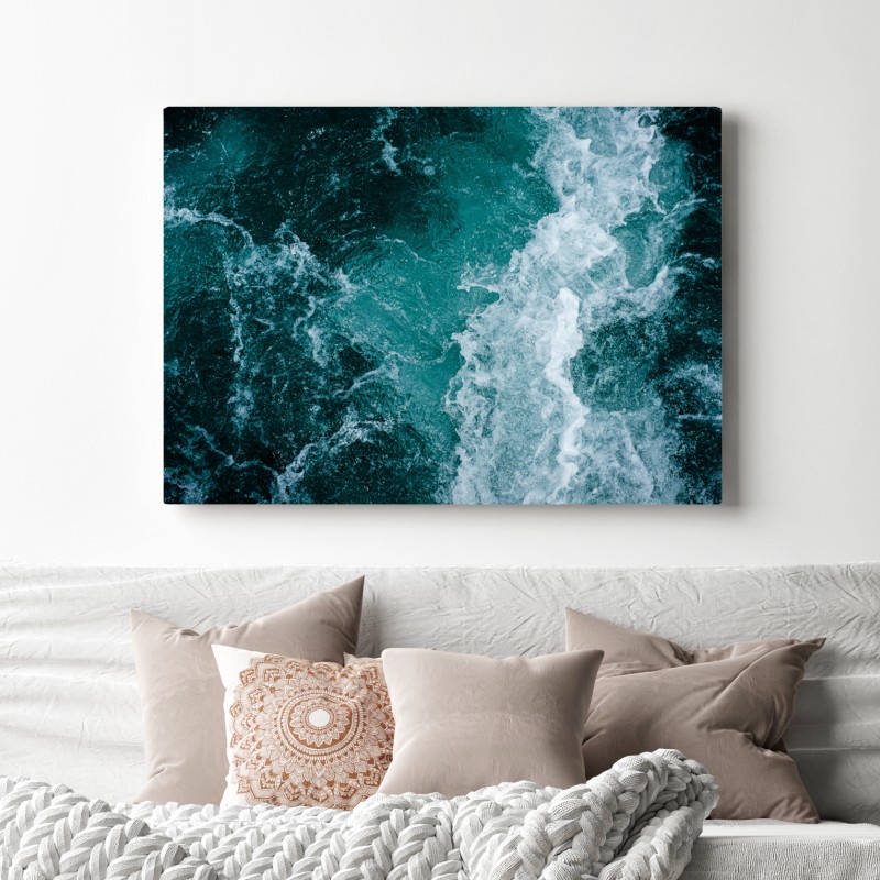 Obraz na płótnie turkusowe fale morskie – Wallissimo® Obraz na płótnie turkusowe fale morskie – Wallissimo®