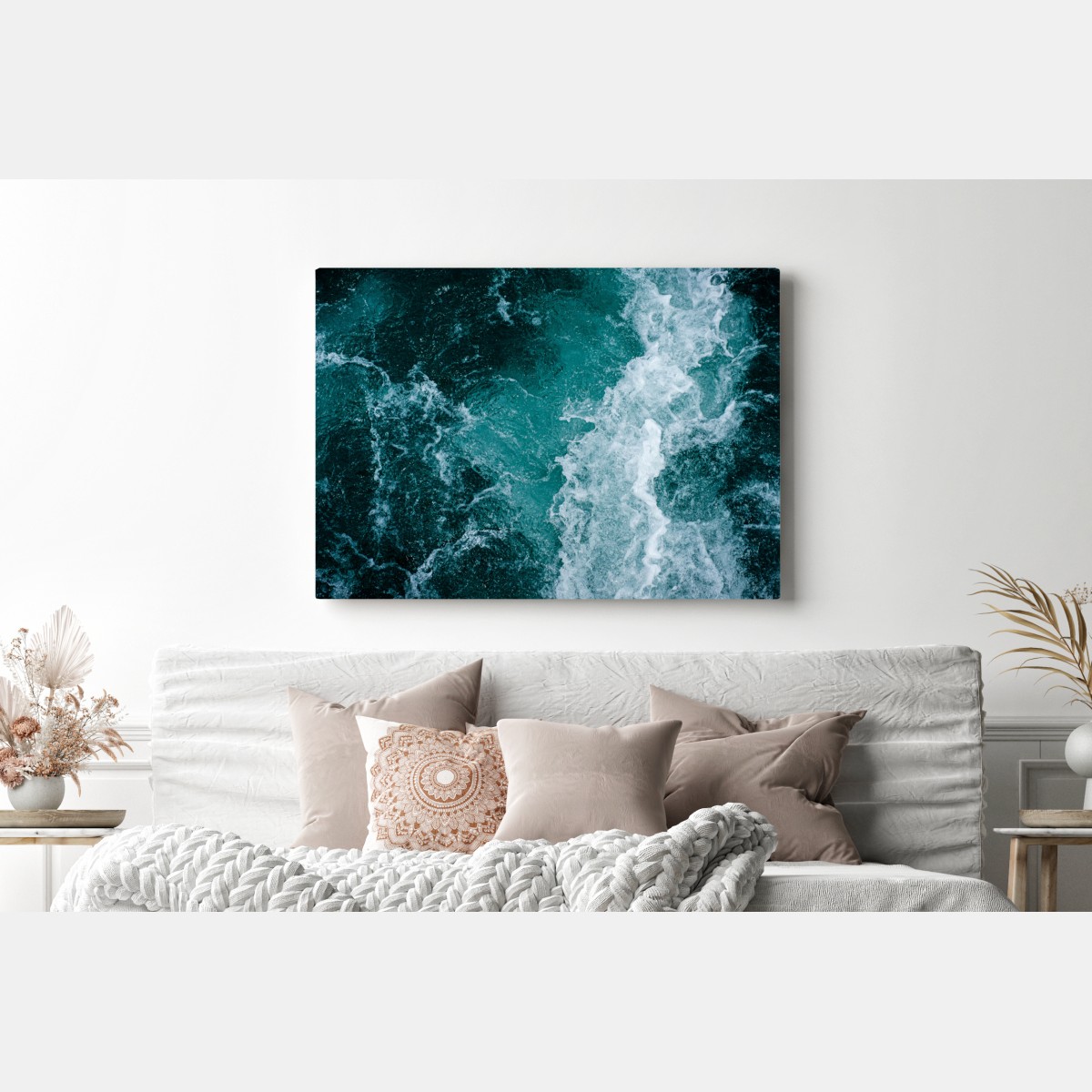 Obraz na płótnie turkusowe fale morskie – Wallissimo® Obraz na płótnie turkusowe fale morskie – Wallissimo®