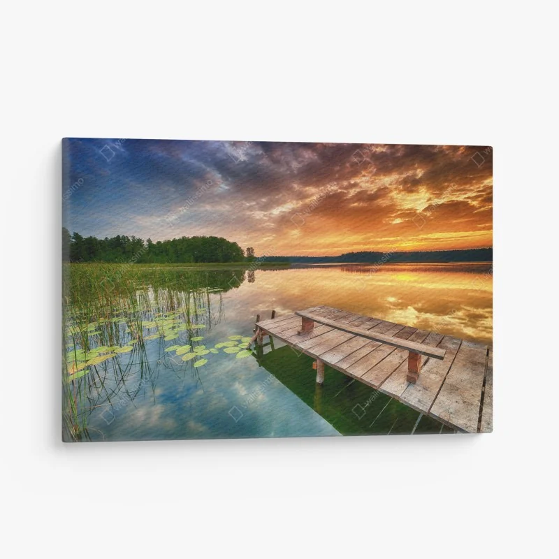 Obraz na płótnie majestatyczne odbicie Alp przy Bachalpsee – Wallissimo®