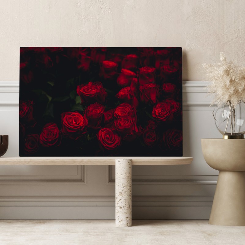 Obraz na płótnie bukiet czerwonych róż – Wallissimo® Obraz na płótnie bukiet czerwonych róż – Wallissimo®