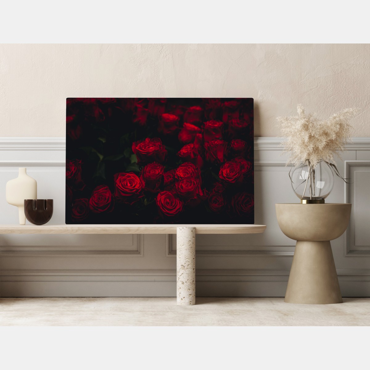 Obraz na płótnie bukiet czerwonych róż – Wallissimo® Obraz na płótnie bukiet czerwonych róż – Wallissimo®