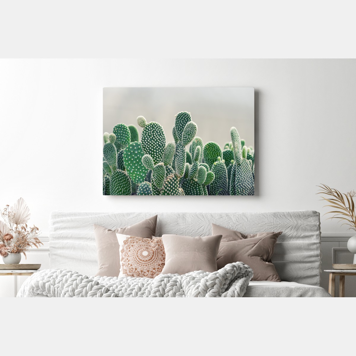 Obraz na płótnie zbliżenie kaktusa opuncji – Wallissimo® Obraz na płótnie zbliżenie kaktusa opuncji – Wallissimo®