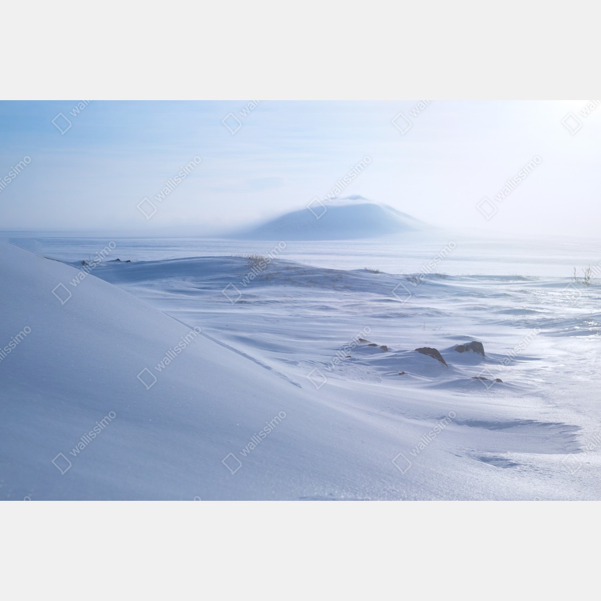 Obraz na płótnie arktyczny spokój Czukotki – Wallissimo® Obraz na płótnie arktyczny spokój Czukotki – Wallissimo®