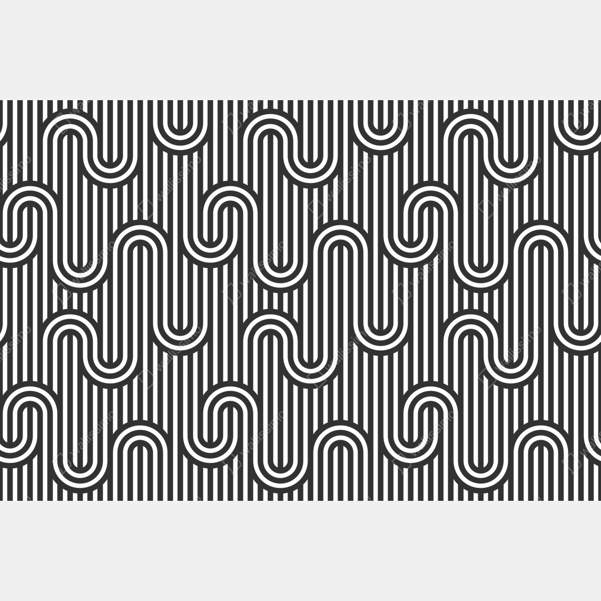 Obraz na płótnie czarno-biały geometryczny wzór optyczny – Wallissimo® Obraz na płótnie czarno-biały geometryczny wzór optyczny – Wallissimo®