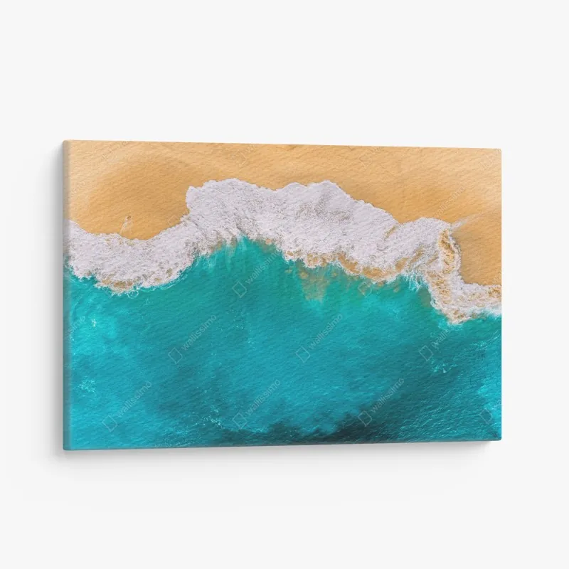 Obraz na płótnie granatowy geometryczny wzór sześcianów – Wallissimo®