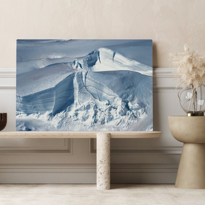 Obraz na płótnie lodowiec i szczelina w błękicie – Wallissimo® Obraz na płótnie lodowiec i szczelina w błękicie – Wallissimo®
