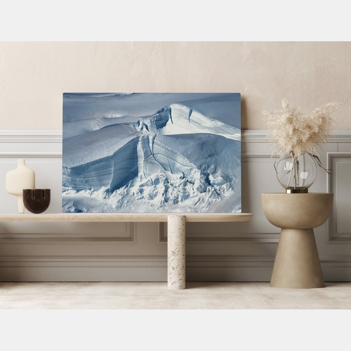 Obraz na płótnie lodowiec i szczelina w błękicie – Wallissimo® Obraz na płótnie lodowiec i szczelina w błękicie – Wallissimo®