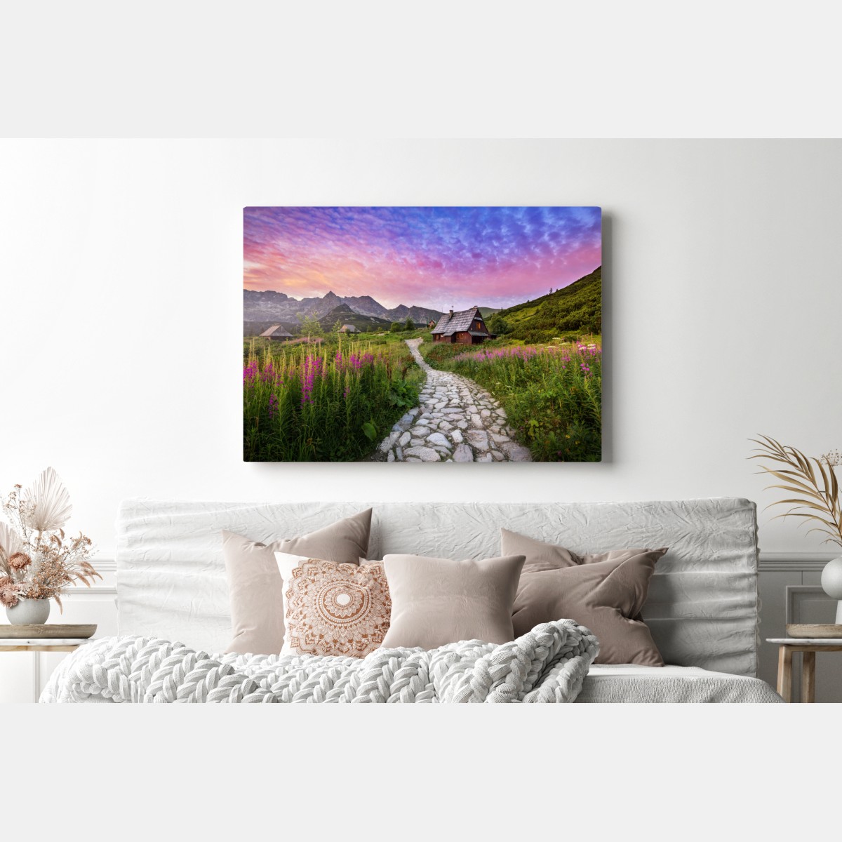 Obraz na płótnie wschód słońca nad Hala Gasienicowa – Wallissimo® Obraz na płótnie wschód słońca nad Hala Gasienicowa – Wallissimo®