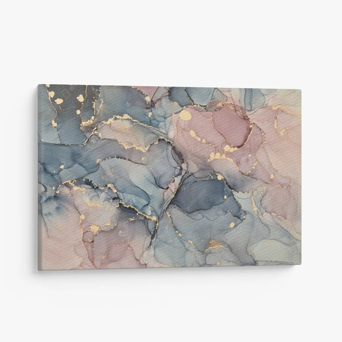 Obraz na płótnie delikatne pastelowe płynne marmury ze złotymi żyłkami – Wallissimo® Obraz na płótnie delikatne pastelowe płynne marmury ze złotymi żyłkami – Wallissimo®