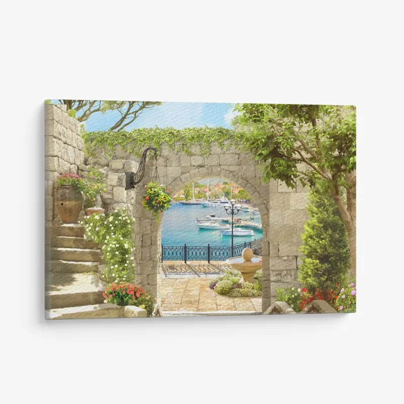 Obraz na płótnie czarny marmur z żyłami – Wallissimo®