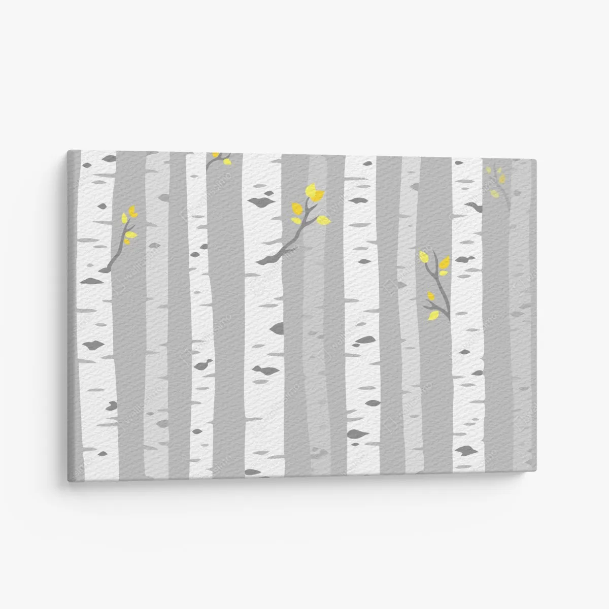 Obraz na płótnie skandynawski las brzóz – Wallissimo® Obraz na płótnie skandynawski las brzóz – Wallissimo®