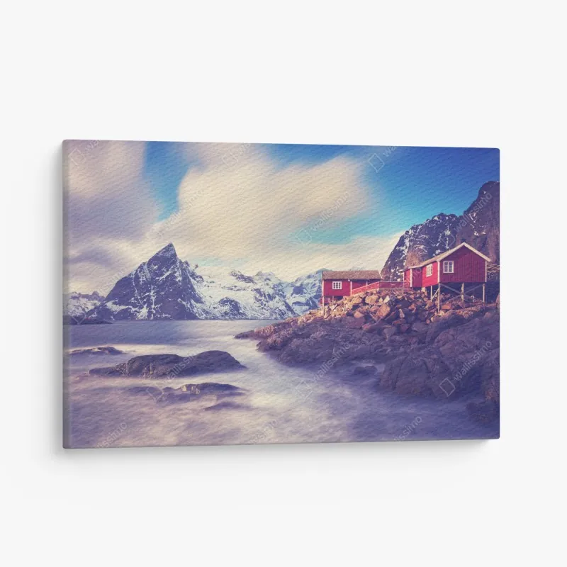 Obraz na płótnie żywy niebieski bukiet irysów – Wallissimo®