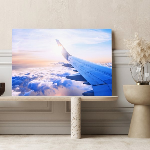 Obraz na płótnie ponad chmurami widok z lotu ptaka – Wallissimo® Obraz na płótnie ponad chmurami widok z lotu ptaka – Wallissimo®