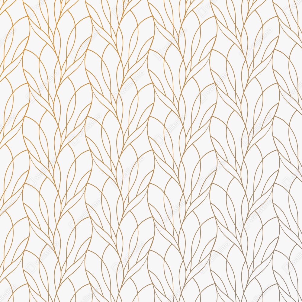 Obraz na płótnie złoty wzór liści na białym tle – Wallissimo® Obraz na płótnie złoty wzór liści na białym tle – Wallissimo®