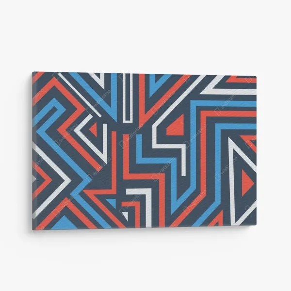 Obraz na płótnie odważne geometryczne linie