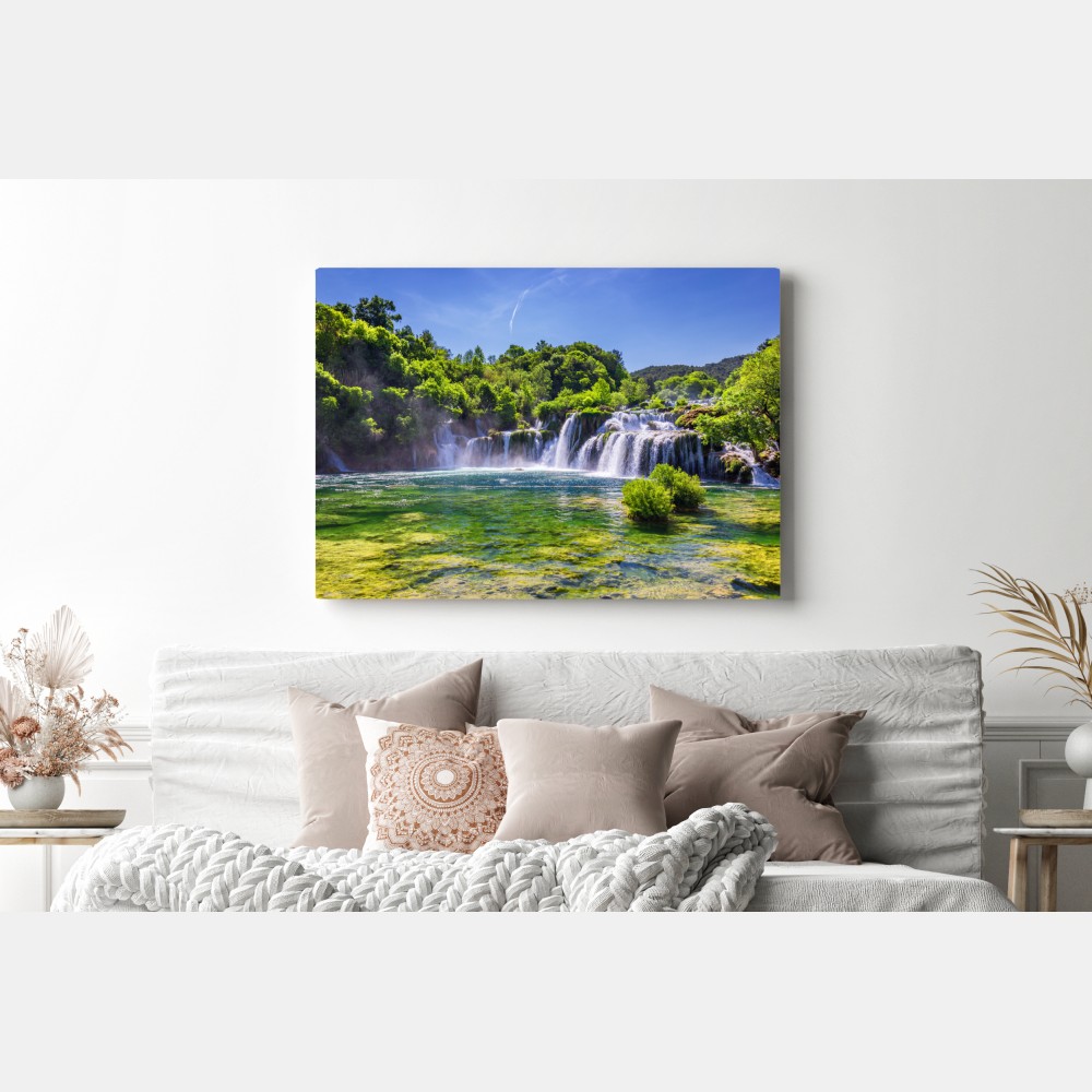 Obraz na płótnie Skradinski Buk wodospad w Parku Narodowym Krka – Wallissimo® Obraz na płótnie Skradinski Buk wodospad w Parku Narodowym Krka – Wallissimo®