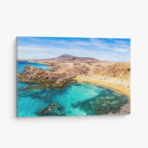 Obraz na płótnie turkusowa zatoka na plaży Papagayo