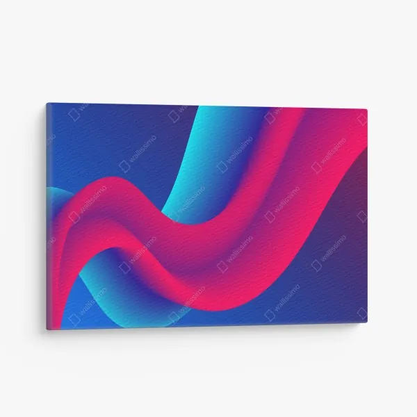Obraz na płótnie żywe falujące gradienty