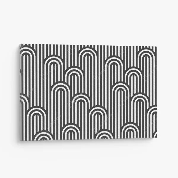 Obraz na płótnie wzór z uśmiechniętymi buźkami – Wallissimo®