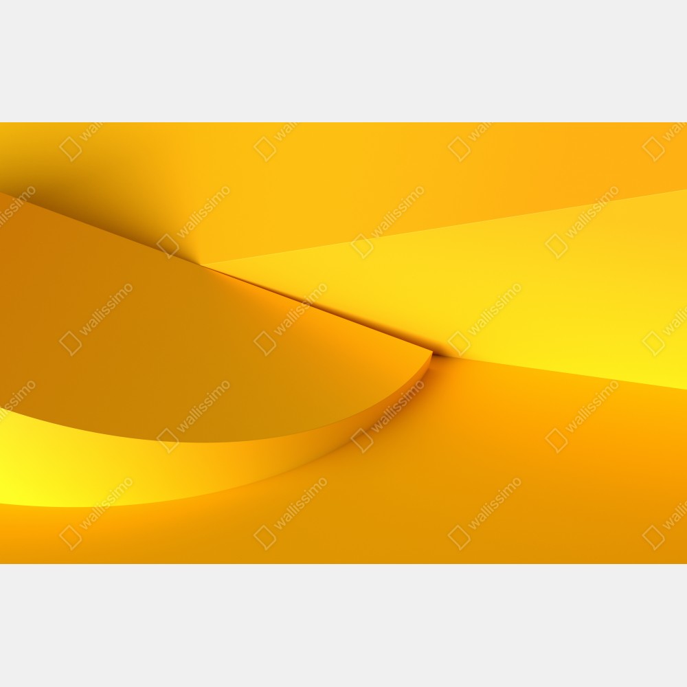 Obraz na płótnie żółta geometryczna abstrakcja 3d – Wallissimo® Obraz na płótnie żółta geometryczna abstrakcja 3d – Wallissimo®