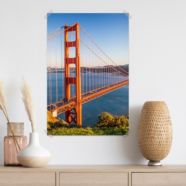Plakat panoramiczny widok na most Golden Gate – Wallissimo® Plakat panoramiczny widok na most Golden Gate – Wallissimo®