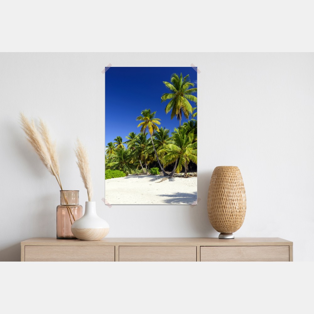 Plakat spokojna Punta Cana tropikalna plaża – Wallissimo® Plakat spokojna Punta Cana tropikalna plaża – Wallissimo®