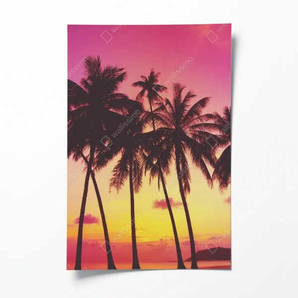 Plakat dramatyczna czarno-biała fala oceanu – Wallissimo®