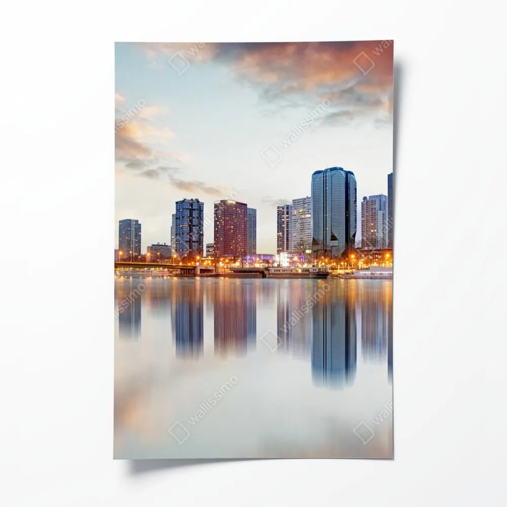 Plakat panorama Paryża o zachodzie z Wieżą Eiffla – Wallissimo® Plakat panorama Paryża o zachodzie z Wieżą Eiffla – Wallissimo®