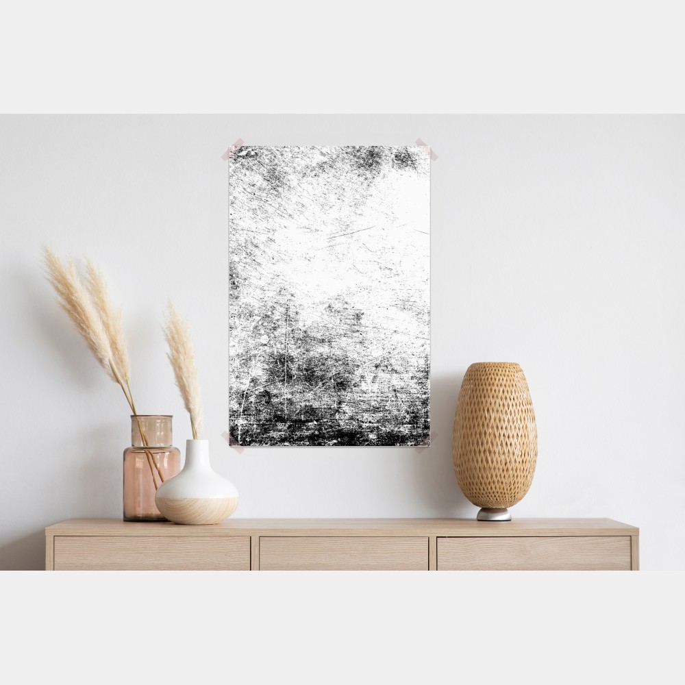 Plakat czarna tekstura betonu – Wallissimo® Plakat czarna tekstura betonu – Wallissimo®