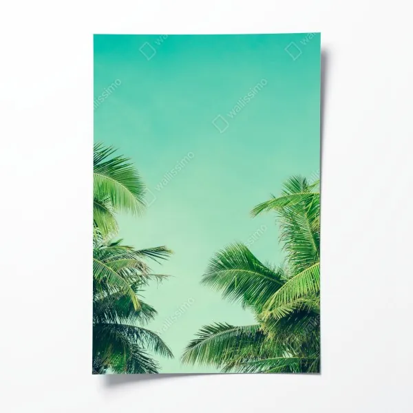 Plakat Laguna Verde odbicie w Atacama – Wallissimo®