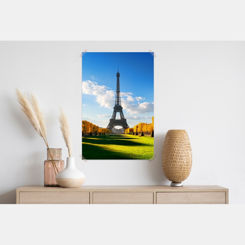 Plakat wiosna na Champs de Mars, Wieża Eiffla, Paryż – Wallissimo® Plakat wiosna na Champs de Mars, Wieża Eiffla, Paryż – Wallissimo®