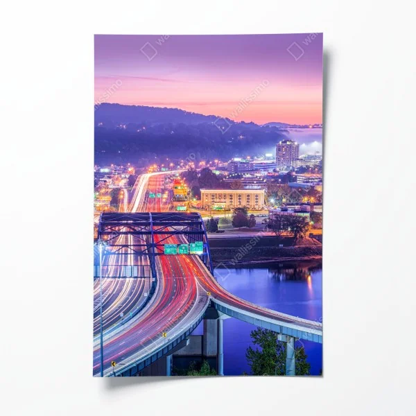 Plakat rustykalny tort ślubny ze zimnymi ogniami – Wallissimo®