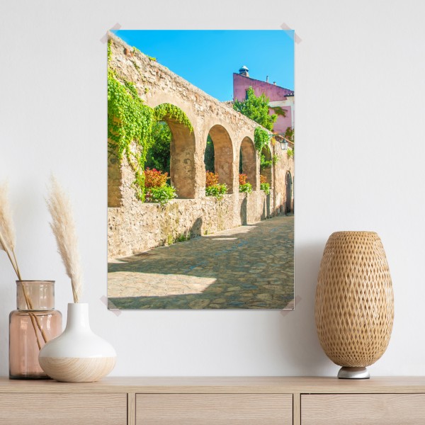Plakat słoneczne łuki w Ravello – Wallissimo® Plakat słoneczne łuki w Ravello – Wallissimo®