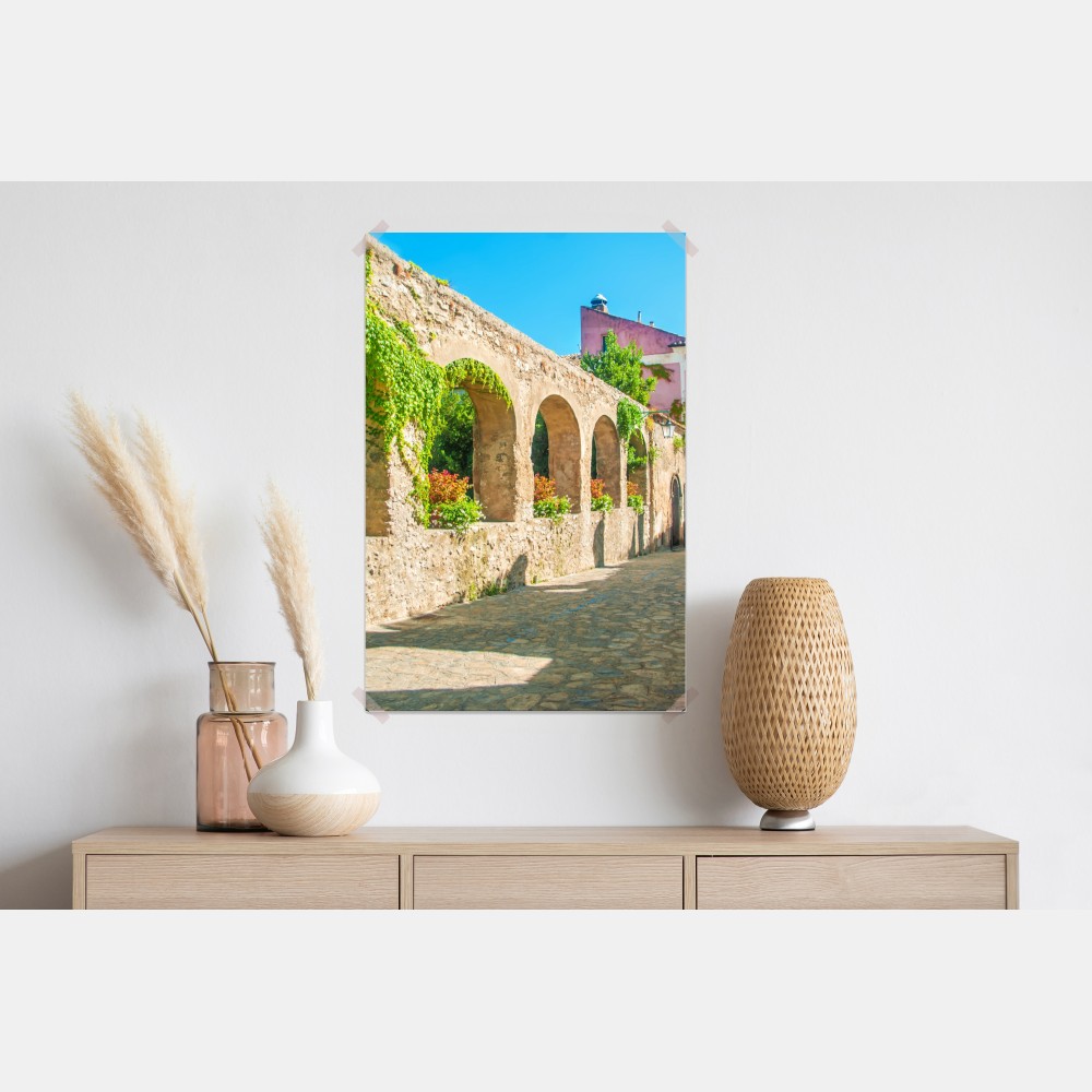 Plakat słoneczne łuki w Ravello – Wallissimo® Plakat słoneczne łuki w Ravello – Wallissimo®