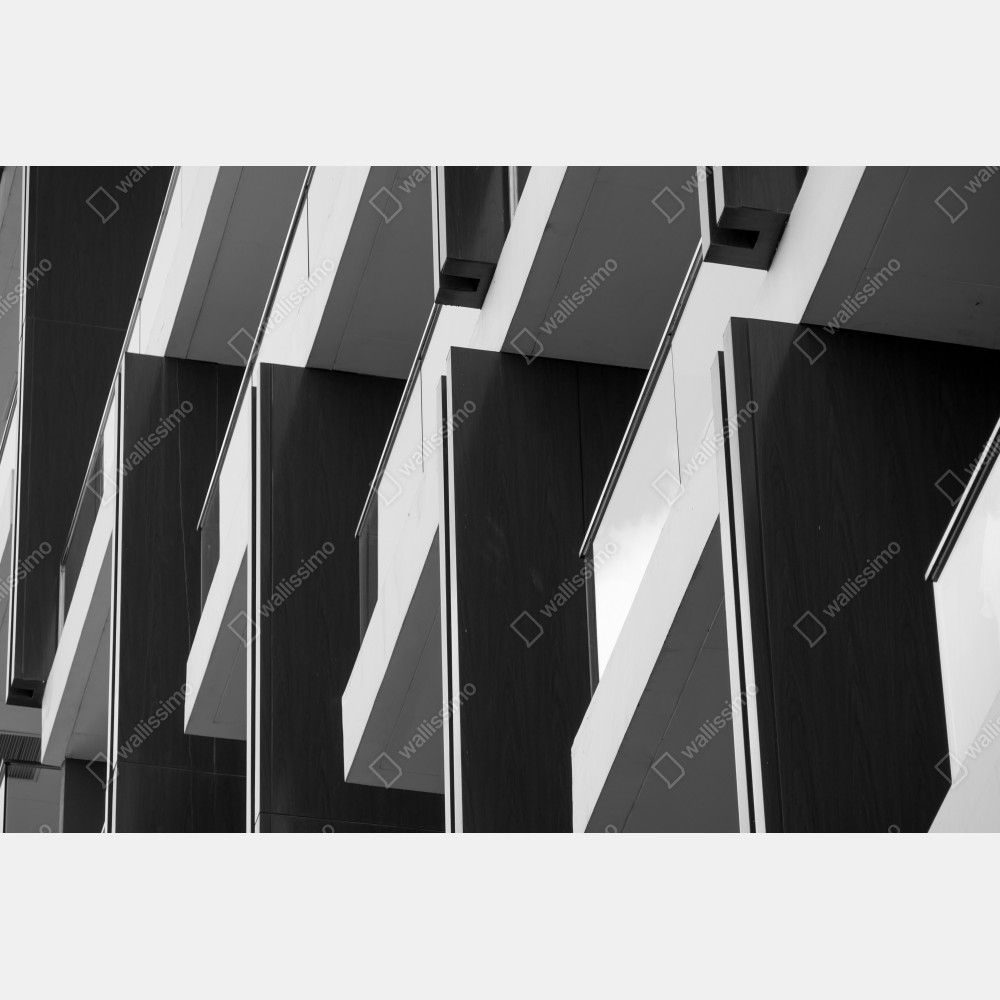 Plakat geometryczny wzór balkonów – Wallissimo® Plakat geometryczny wzór balkonów – Wallissimo®