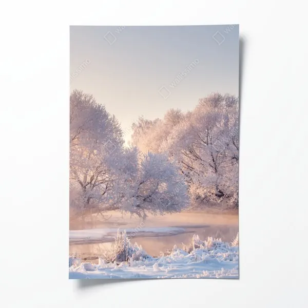 Plakat wzór z kaktusami i sukulentami – Wallissimo®