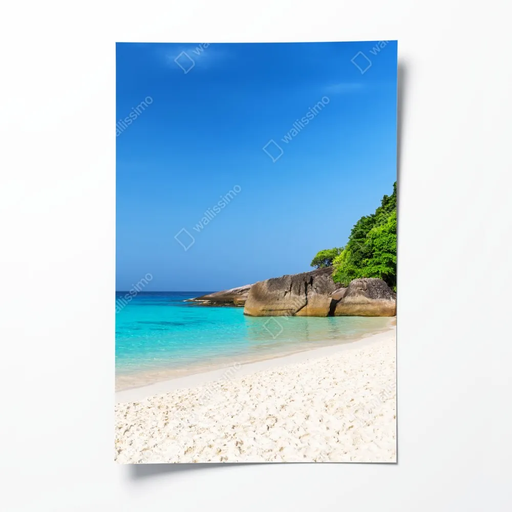 Plakat Wyspy Similan turkusowa plaża – Wallissimo® Plakat Wyspy Similan turkusowa plaża – Wallissimo®
