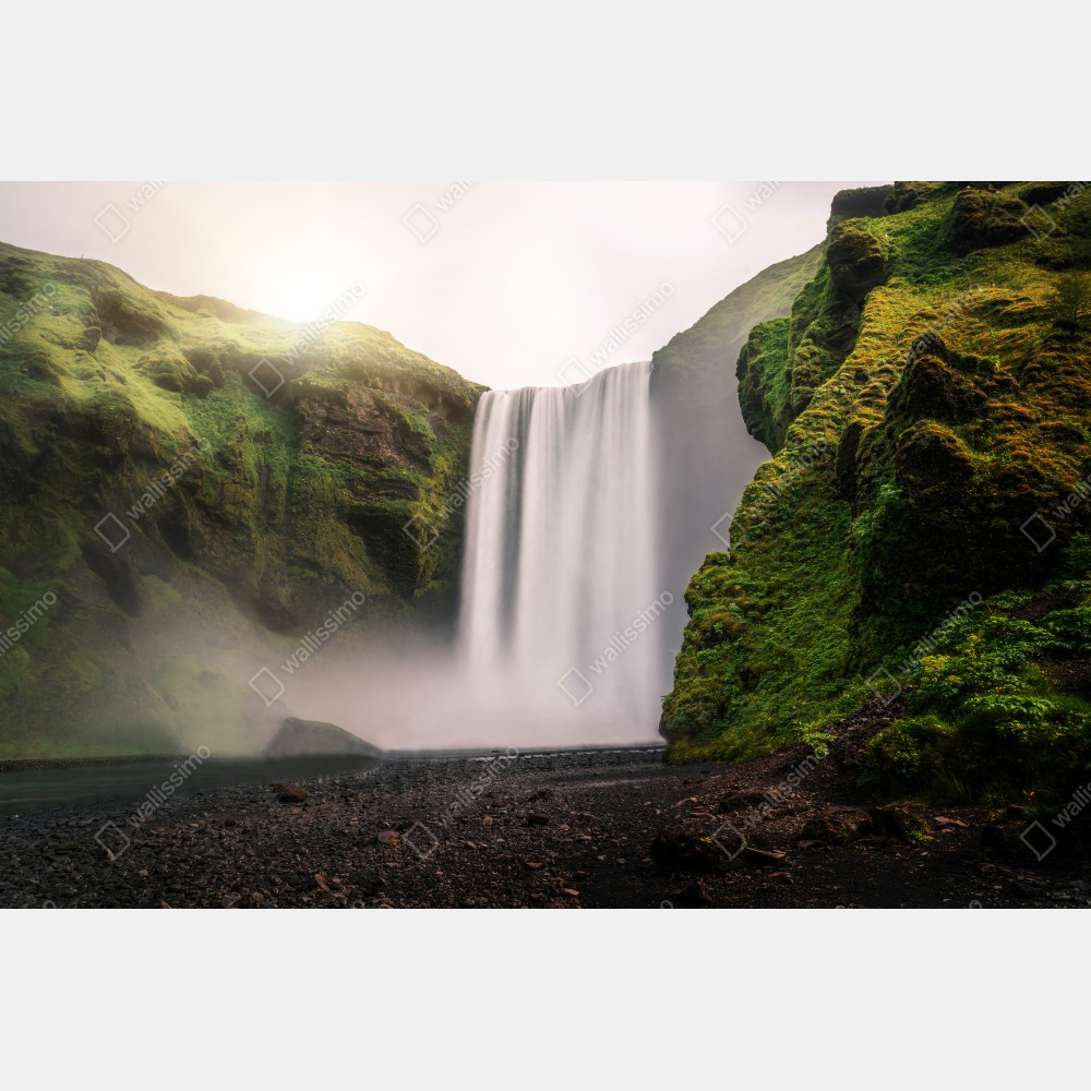 Plakat majestatyczny wodospad Skogafoss – Wallissimo® Plakat majestatyczny wodospad Skogafoss – Wallissimo®