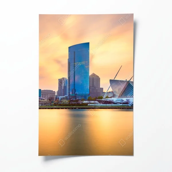 Plakat pastelowy wzór liści na ścianę – Wallissimo®