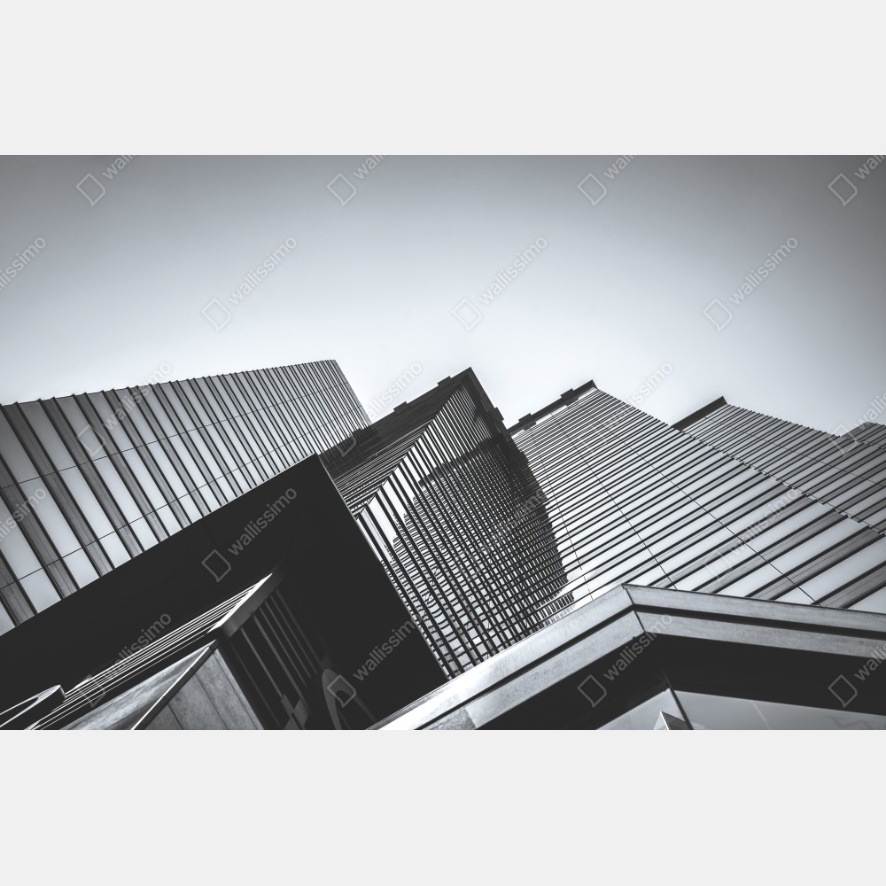 Plakat Hongkong budynek komercyjny z bliska – Wallissimo® Plakat Hongkong budynek komercyjny z bliska – Wallissimo®