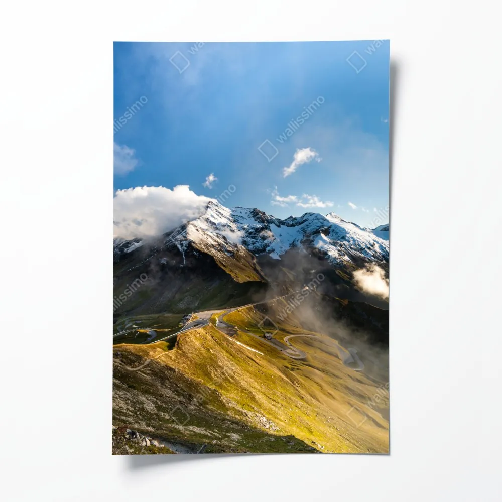 Plakat Grossglockner panorama drogi w Alpach – Wallissimo® Plakat Grossglockner panorama drogi w Alpach – Wallissimo®